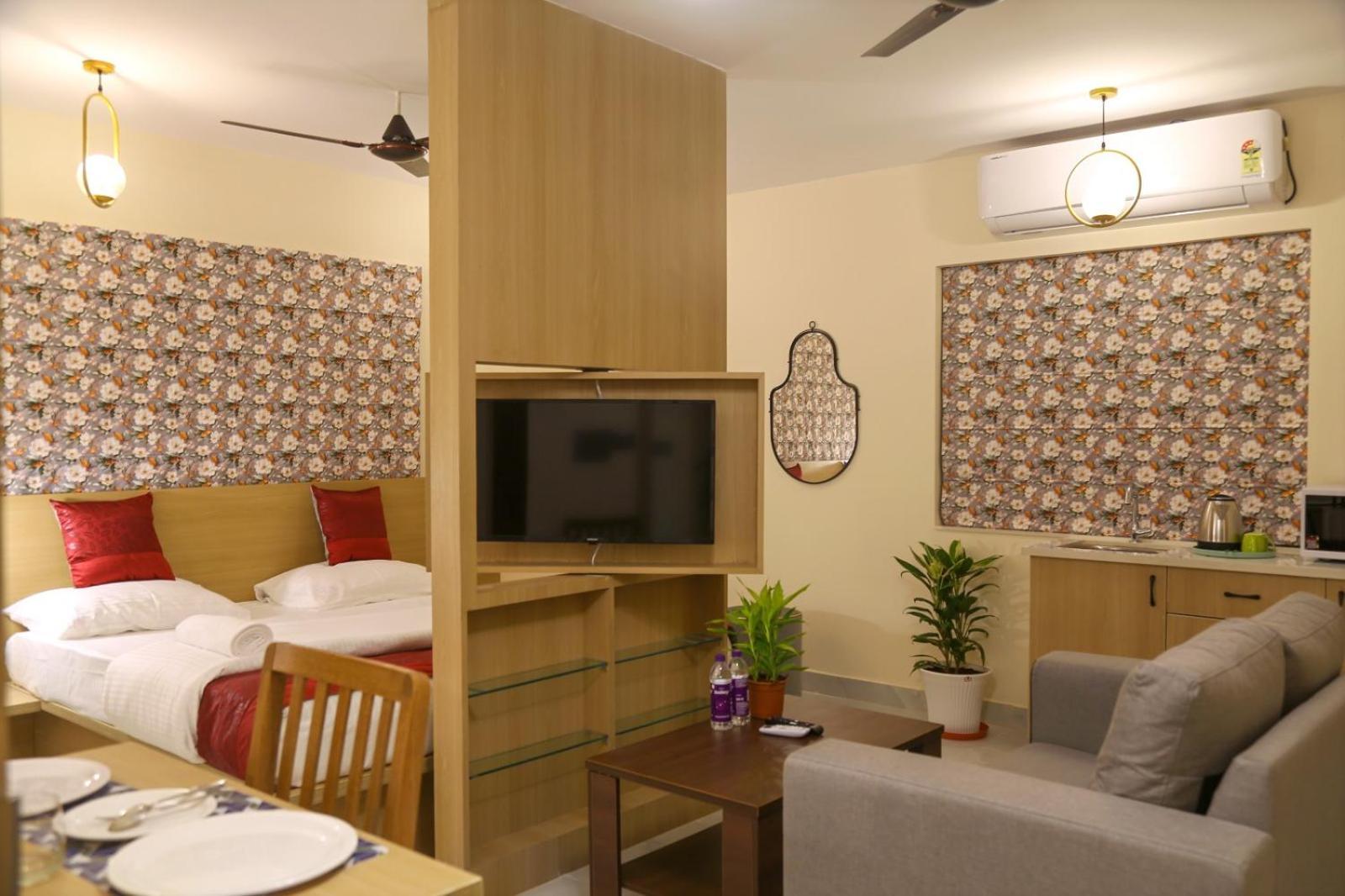 Lumis Studio Apartment Hyderabad Exterior foto